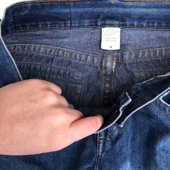 VINTAGE True Religion Jeans Size 34 Red Horseshoe - Picture 10 of 10